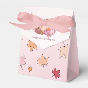 Caja Para Regalos Spice de calabaza y todo lo bueno hojas de otoño r