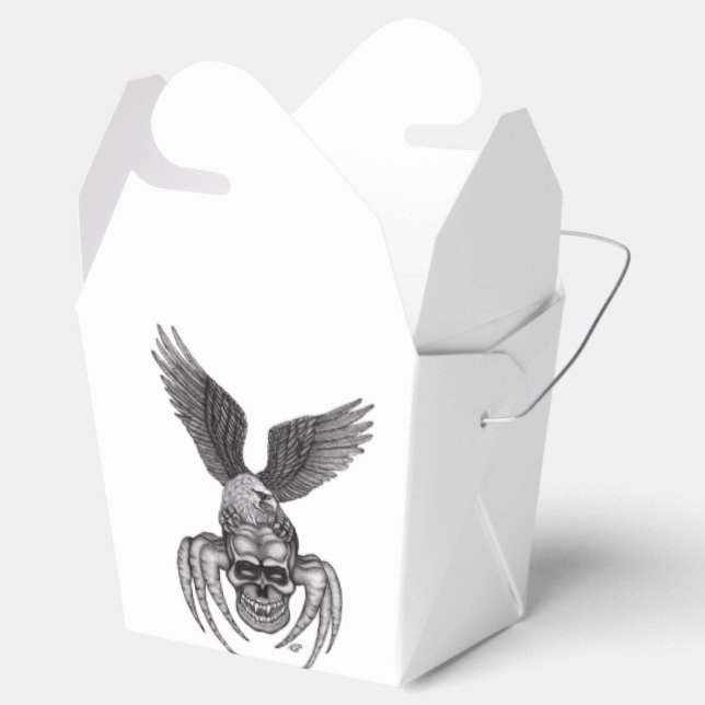 Caja Para Regalos Spiderskull con águila (Abierto)