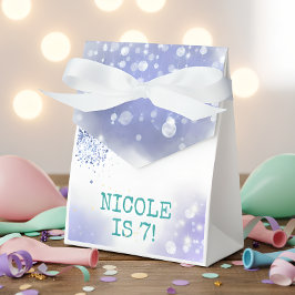 Caja Para Regalos Splish splash magia de la sirena cumpleaños bash