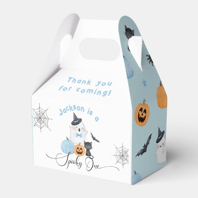 Caja Para Regalos Spookone One Halloween cumpleaños calabazas de niñ (Front Side)