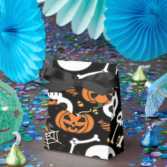 Caja Para Regalos Spooky Bones And Skeletons For Halloween (Fiesta)