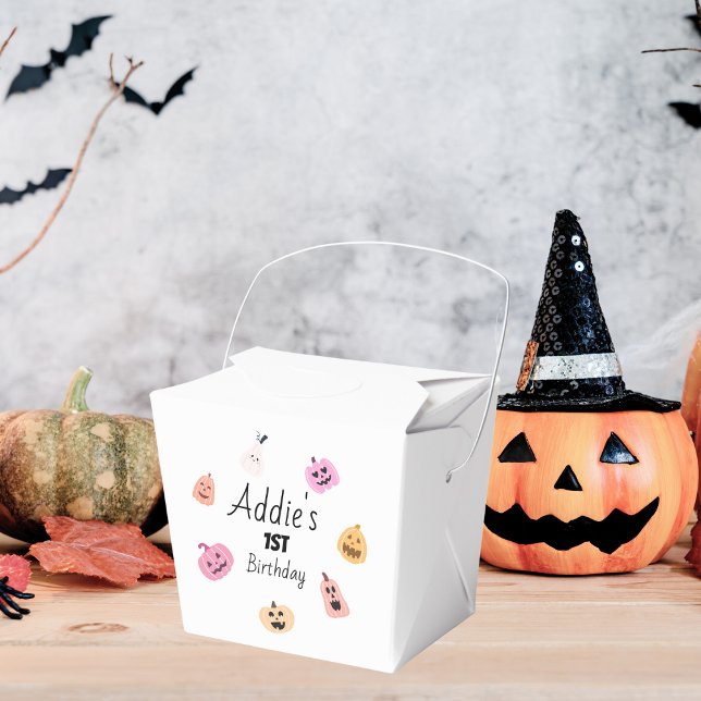 Caja Para Regalos Spooky One | Primer cumpleaños de Halloween | Cala (Subido por el creador)