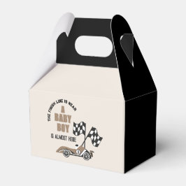 Caja Para Regalos Sporty Race Car Boy Baby Shower