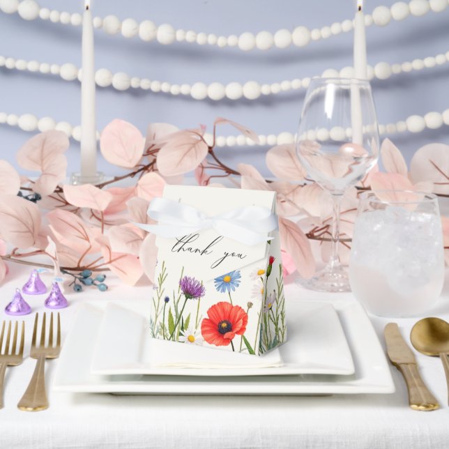 Caja Para Regalos Spring Wild Flower Meadow  Wedding  (Boda)
