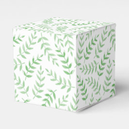 Caja Para Regalos Square gift box - Leaves - green