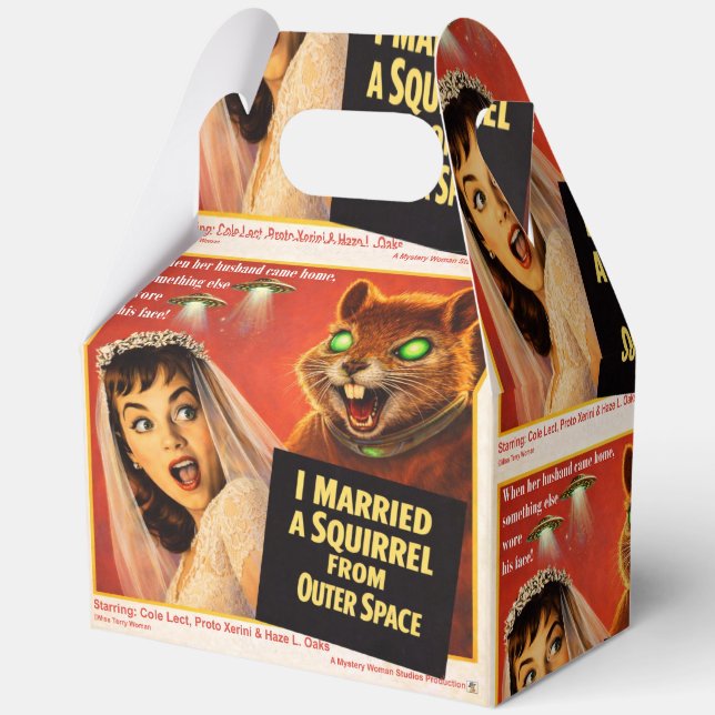 Caja Para Regalos Squirrel from Outer Space (Reverso )