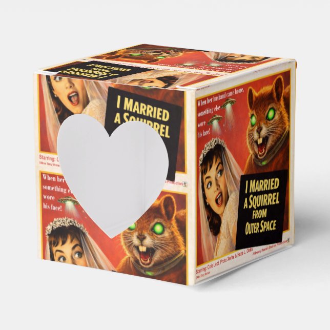 Caja Para Regalos Squirrel from Outer Space (Anverso)