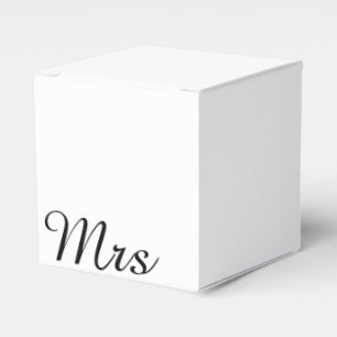 Caja Para Regalos Sr. y Sra.   elegante pareja moderna