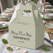 Sr y Sra Elegante Simple | Gris Cemento