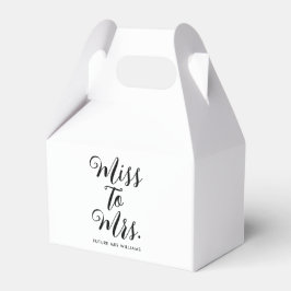 Caja Para Regalos Srta. Modern Bridal Shower Bachelorette