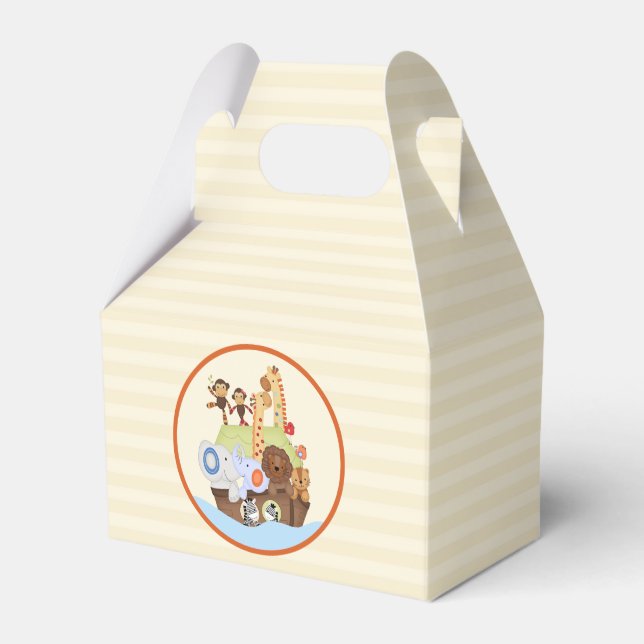 Caja Para Regalos SS Noah/Noah's Ark Baby Shower personalizado (Front Side)
