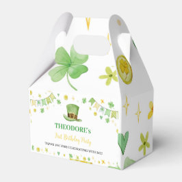 Caja Para Regalos St. Patrick Lucky One Favor Box Birthday Party