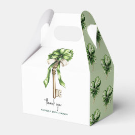 Caja Para Regalos St. Patrick’s Day Bridal Shower Gold Key & Clover
