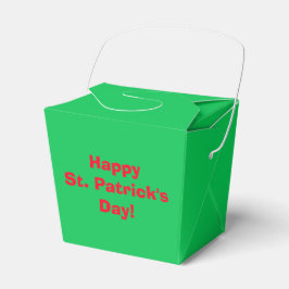 Caja Para Regalos St. Patrick's Day Fiesta Green Red 4Polly
