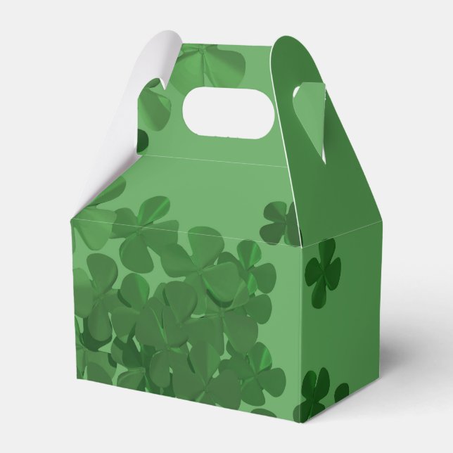 Caja Para Regalos St. Patrick's Day Shamrock (Front Side)