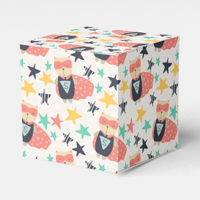 Caja Para Regalos Star Super Héroe (Costado Anverso)