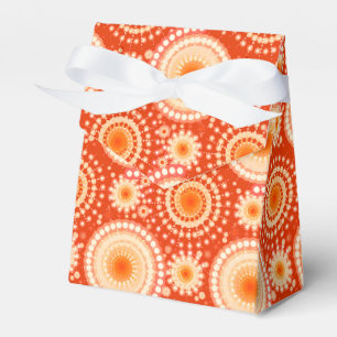 Caja Para Regalos Starbursts y molinillos de viento, mandarina