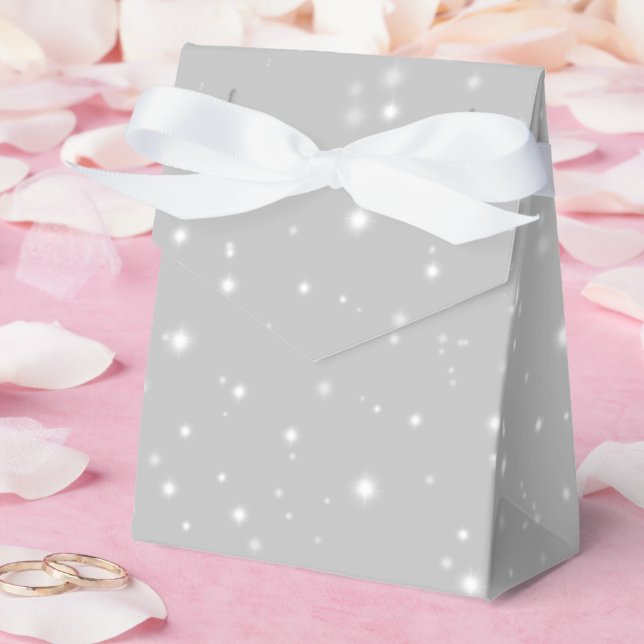 Caja Para Regalos Starlight gris plateado (Boda)