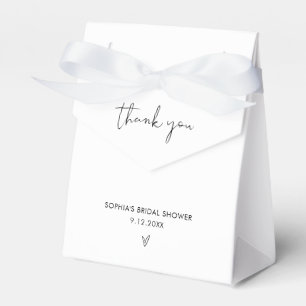 Caja Para Regalos STELLA Moderna Ducha Minimalista Bridal