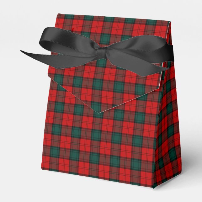 Caja Para Regalos Stewart de Atholl Clan Tartán Red Plaid (Front Side)