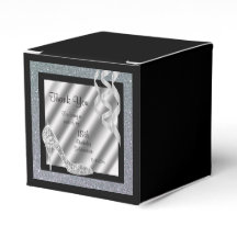 Stiletto y Streamers Purpurinoso plateado