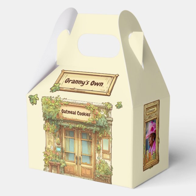 Caja Para Regalos Storybook Style Cozy Cafe (Anverso)