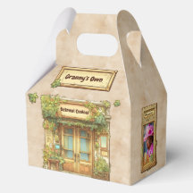 Storybook Style Cozy Cafe on Pueblo, Favor Box