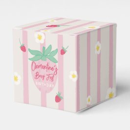Caja Para Regalos Strawberry Berry First Birthday Party Favor Box