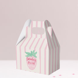 Caja Para Regalos Strawberry Berry First Favor Box