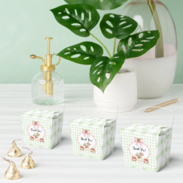 Caja Para Regalos Strawberry Mouse Green Gingham Favbox