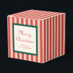 Caja Para Regalos Stripes and Scallops Holiday<br><div class="desc">.</div>