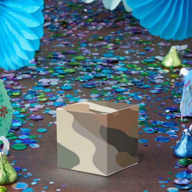 Caja Para Regalos Stylish Camouflage Pattern Classic Favor Boxes (Fiesta)