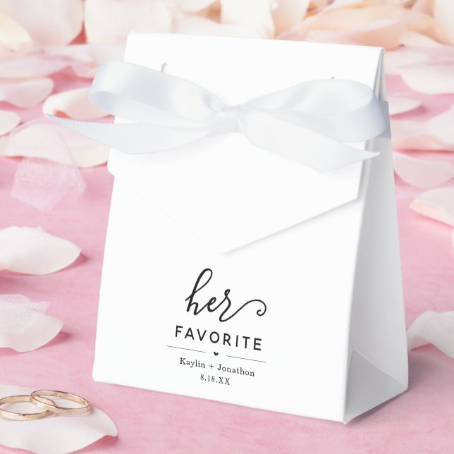 Caja Para Regalos "Su Boda favorita": Compromiso con la ducha de nov (Boda)