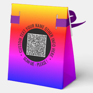 Caja Para Regalos Su código QR Información de exploración y Personal