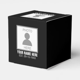 Caja Para Regalos Su foto aquí Nombre y edad
