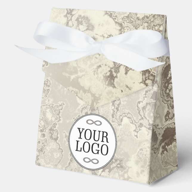 Caja Para Regalos Su Logo - Punto - Fondo BLANCO (Anverso)