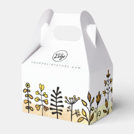 Caja Para Regalos Su logotipo es un producto con marca Gold y Black 