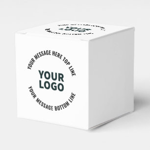 Caja Para Regalos Su logotipo o imagen Texto editable en negrita