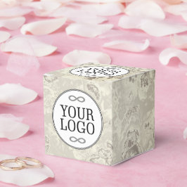 Caja Para Regalos Su Logotipo - Punto - Fondo BLANCO