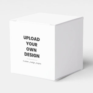 Caja Para Regalos Sube tu propio diseño aquí   Plantilla personaliza