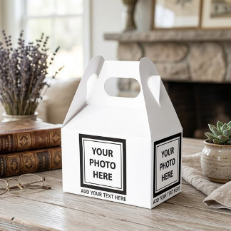 Caja Para Regalos Subir 4 Fotos y 4 Textos Adicionales – Personaliza