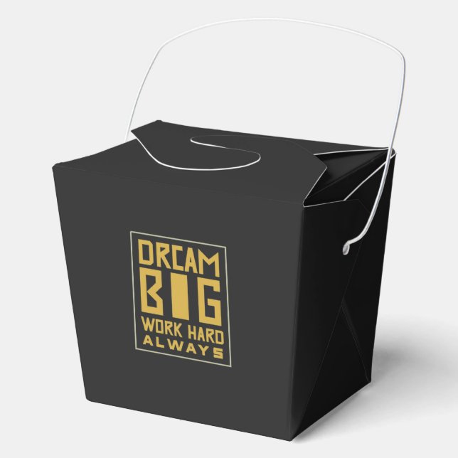 Caja Para Regalos Sueño El gran trabajo siempre (Anverso)