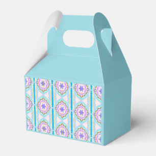 Caja Para Regalos Sueño Pastel Boho Geométrico Calidoscopio