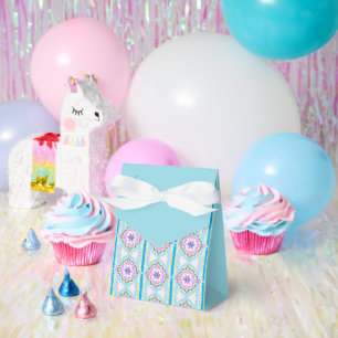 Caja Para Regalos Sueño Pastel Boho Geométrico Kaleidoscopio