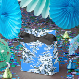 Caja Para Regalos Sueños de árbol helado Bosque nevado