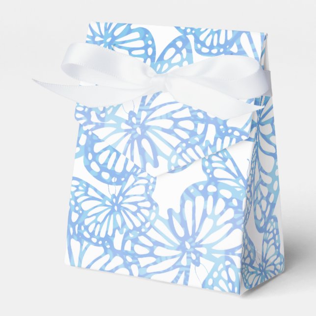 Caja Para Regalos Sueños de mariposa (azul) (Front Side)
