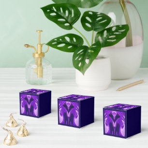 Caja Para Regalos Sueños del arcoiris púrpura 3D , Alien