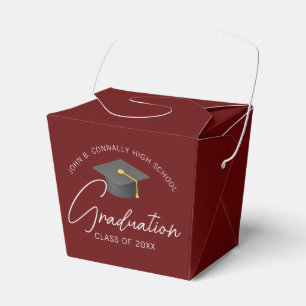 Caja Para Regalos Suerte de fiesta de graduación personalizada de co