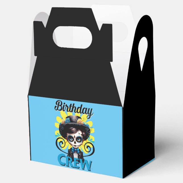 Caja Para Regalos Sugar Skull Birthday Boy (Abierto)