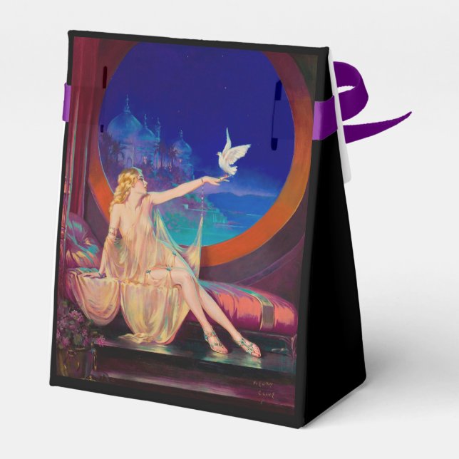 Caja Para Regalos Sultana la concubina del sultán árabe de 1925 (Reverso)